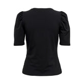 Only Black Cotton T-Shirt